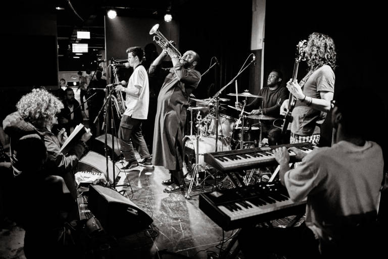 Etuk Ubong Quartet at The Lanes, Bristol, April 2019. Photograph Copyright &copy; Simon Holliday