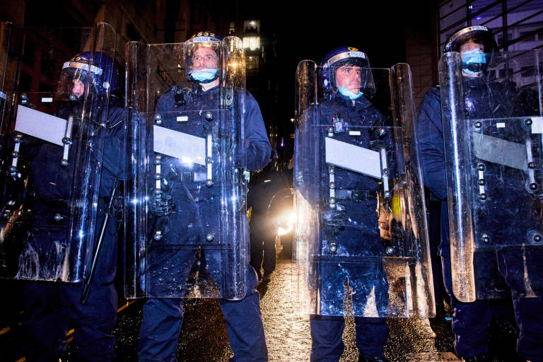 &quot;Kill The Bill&quot; protest, Bristol, March 26th 2021. Photograph Copyright &copy; Simon Holliday