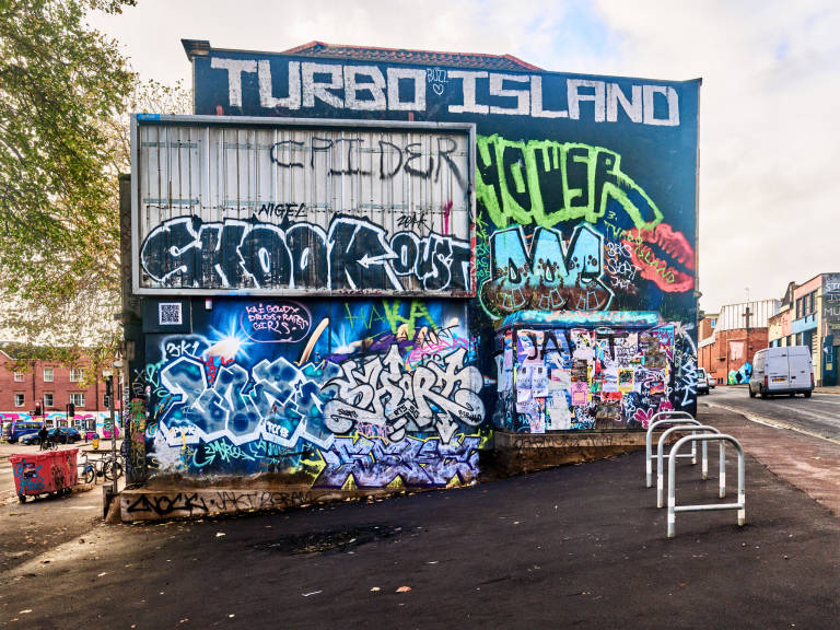 Turbo Island, Bristol, November 2022. Photograph Copyright &copy; Simon Holliday