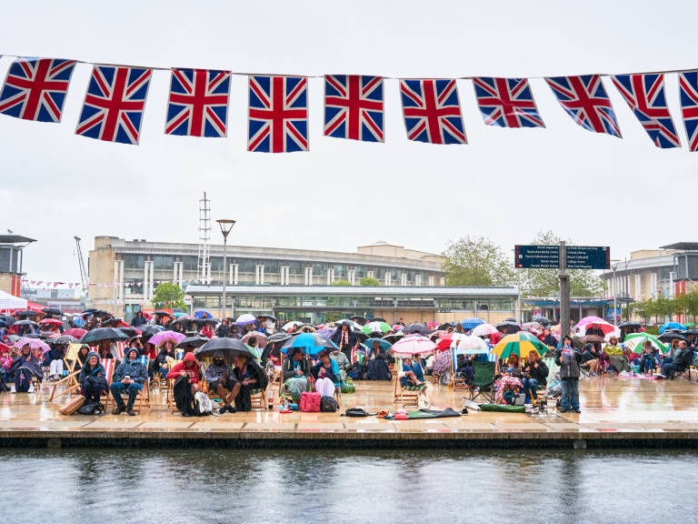 Diamond Jubilee celebrations, Millennium Square, Bristol, June 2012. Photograph Copyright © Simon Holliday