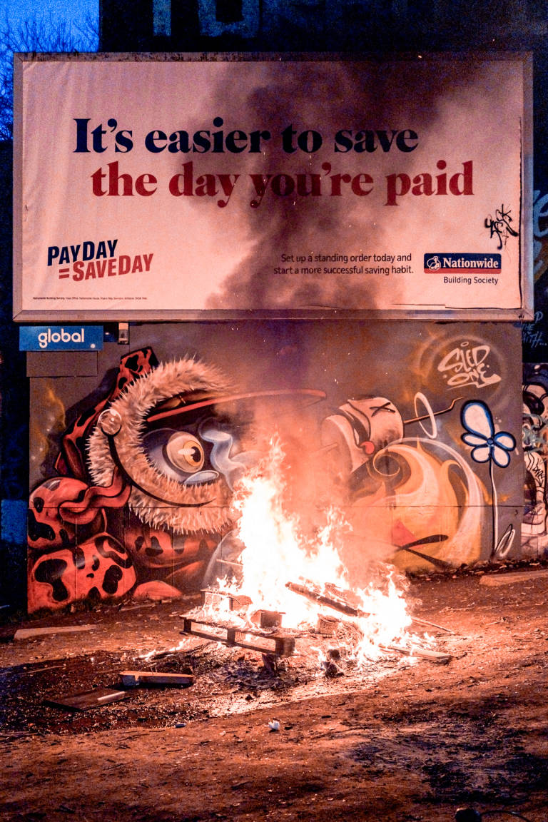 Turbo Island, Bristol, February 2020. Photograph Copyright &copy; Simon Holliday