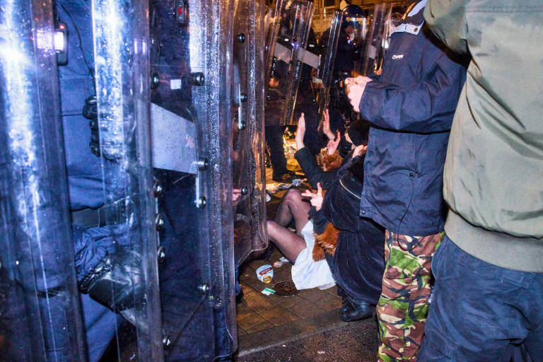 &quot;Kill The Bill&quot; protest, Bristol, March 26th 2021. Photograph Copyright &copy; Simon Holliday