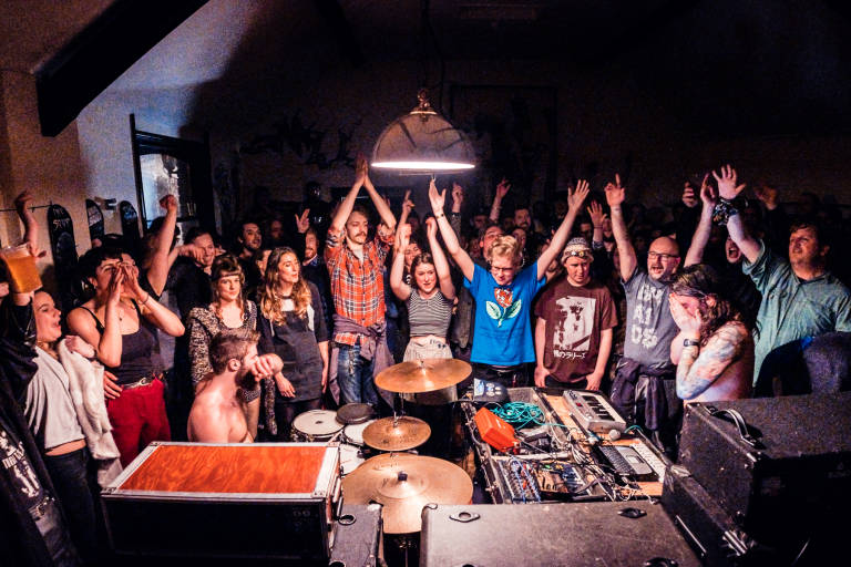 Big Lad at The Old England, Bristol, February 2018. Photograph Copyright &copy; Simon Holliday