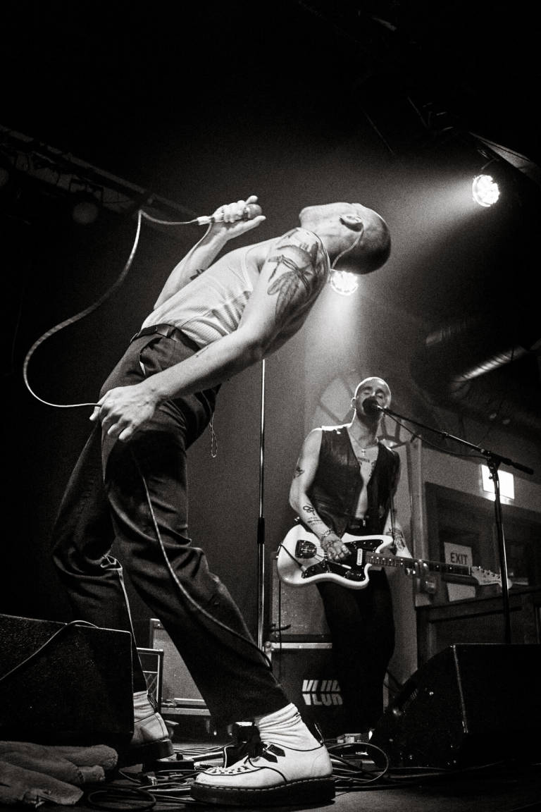 Hamish Hutcheson and Conor Goldie / Vlure at The Lanes, Bristol, June 2021. Photograph Copyright © Simon Holliday