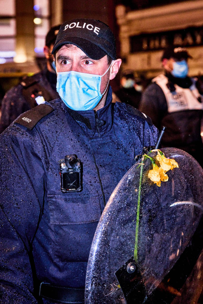 &quot;Kill The Bill&quot; protest, Bristol, March 26th 2021. Photograph Copyright &copy; Simon Holliday