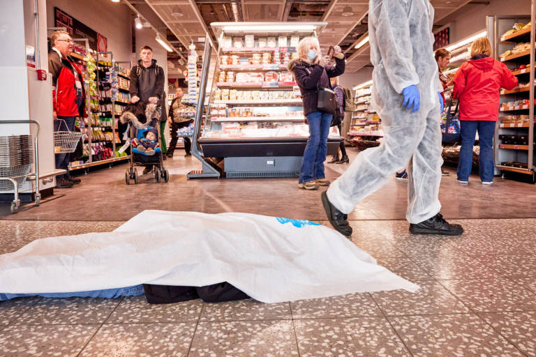 XR Youth protest at Bristol Airport, March 2022. Photograph Copyright &copy; Simon Holliday