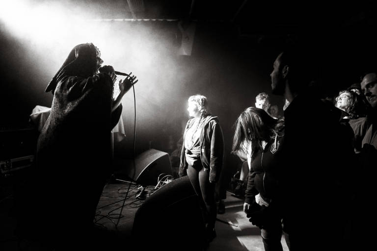 Sophrosyne at Dareshack, Bristol, April 2022. Photograph Copyright © Simon Holliday