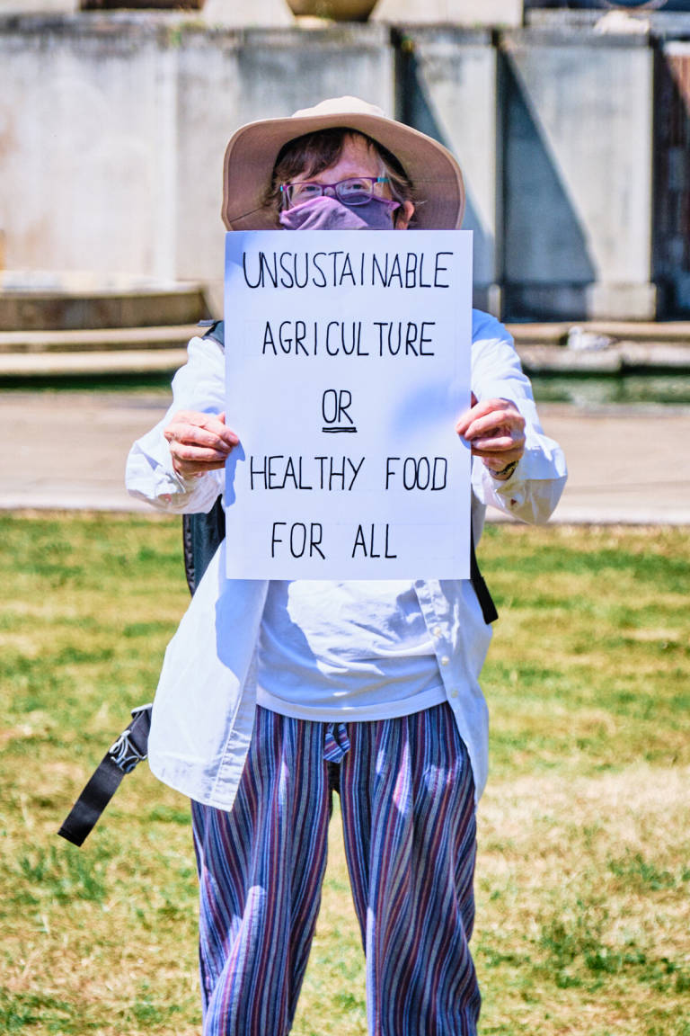 Extinction Rebellion - &quot;Change Is Now&quot;, College Green, Bristol, May 2020. Photograph Copyright &copy; Simon Holliday