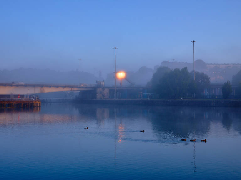Cumberland Basin, Bristol, August 2020. Photograph Copyright &copy; Simon Holliday
