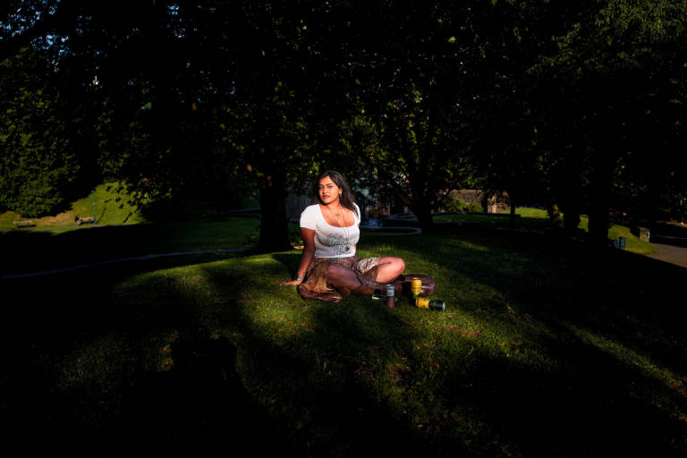 Afreena, Castle Park, Bristol, July 2022. Photograph Copyright © Simon Holliday