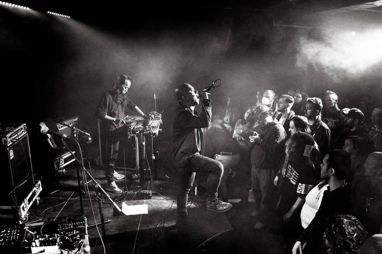 Senyawa at Dareshack, Bristol, April 2022. Photograph Copyright © Simon Holliday