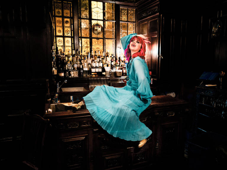 Kate Stapley after the launch of her EP "Centella" at The Milk Thistle, Bristol, February 2018. Photograph Copyright © Simon Holliday