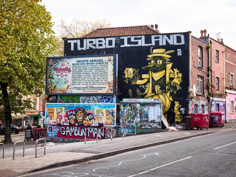New artwork from Shaun Sepr on Turbo Island, April 2024. Photograph Copyright &copy; Simon Holliday