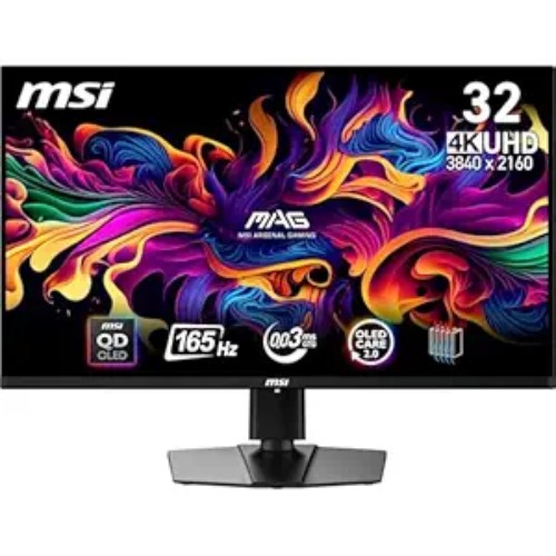 MSI MAG 321UP QD-OLED 31.5 Inch 4K UHD Gaming Monitor 