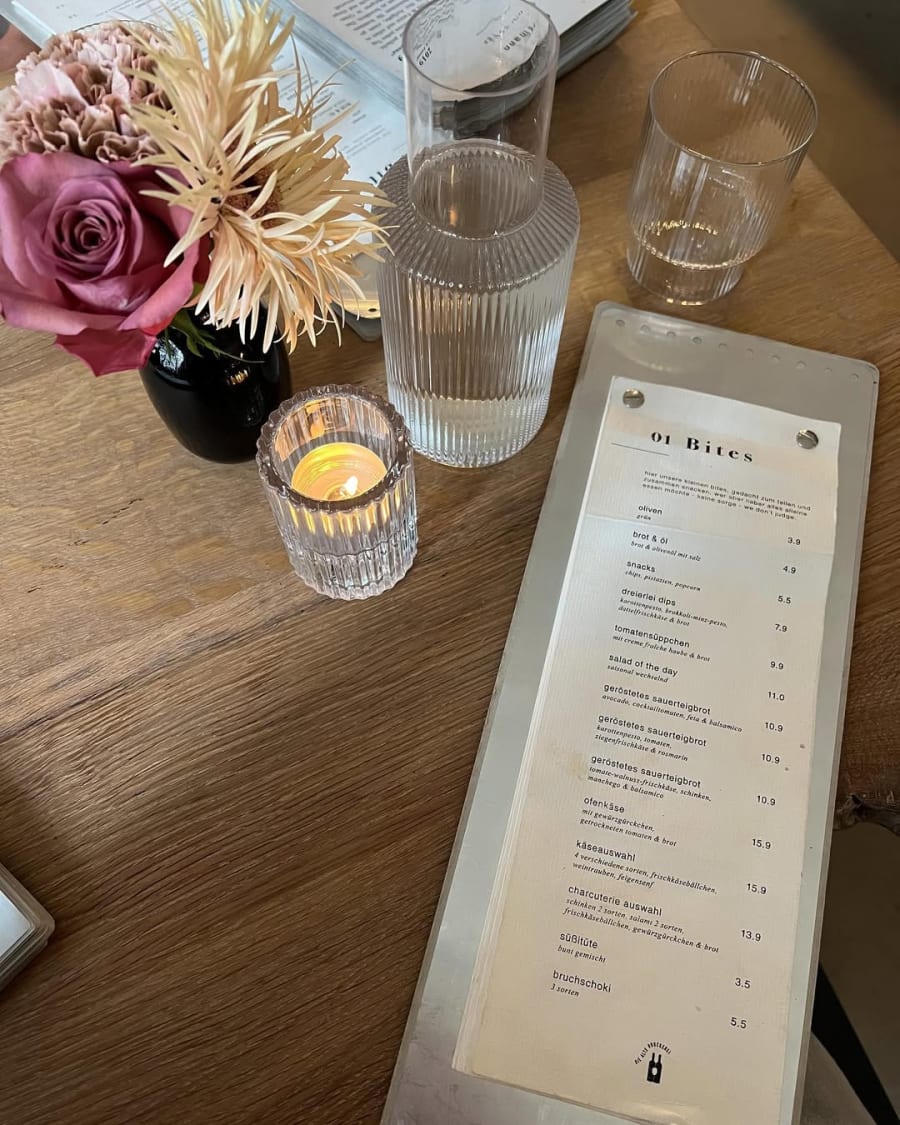 Restaurant close-up with fashion-led dining mood