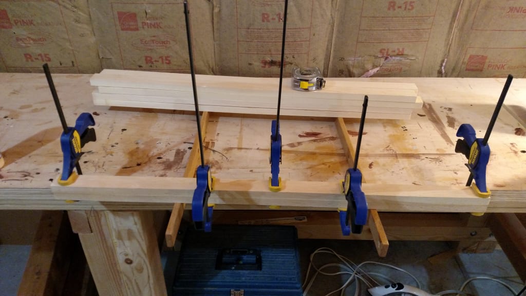 Laminating legs 2