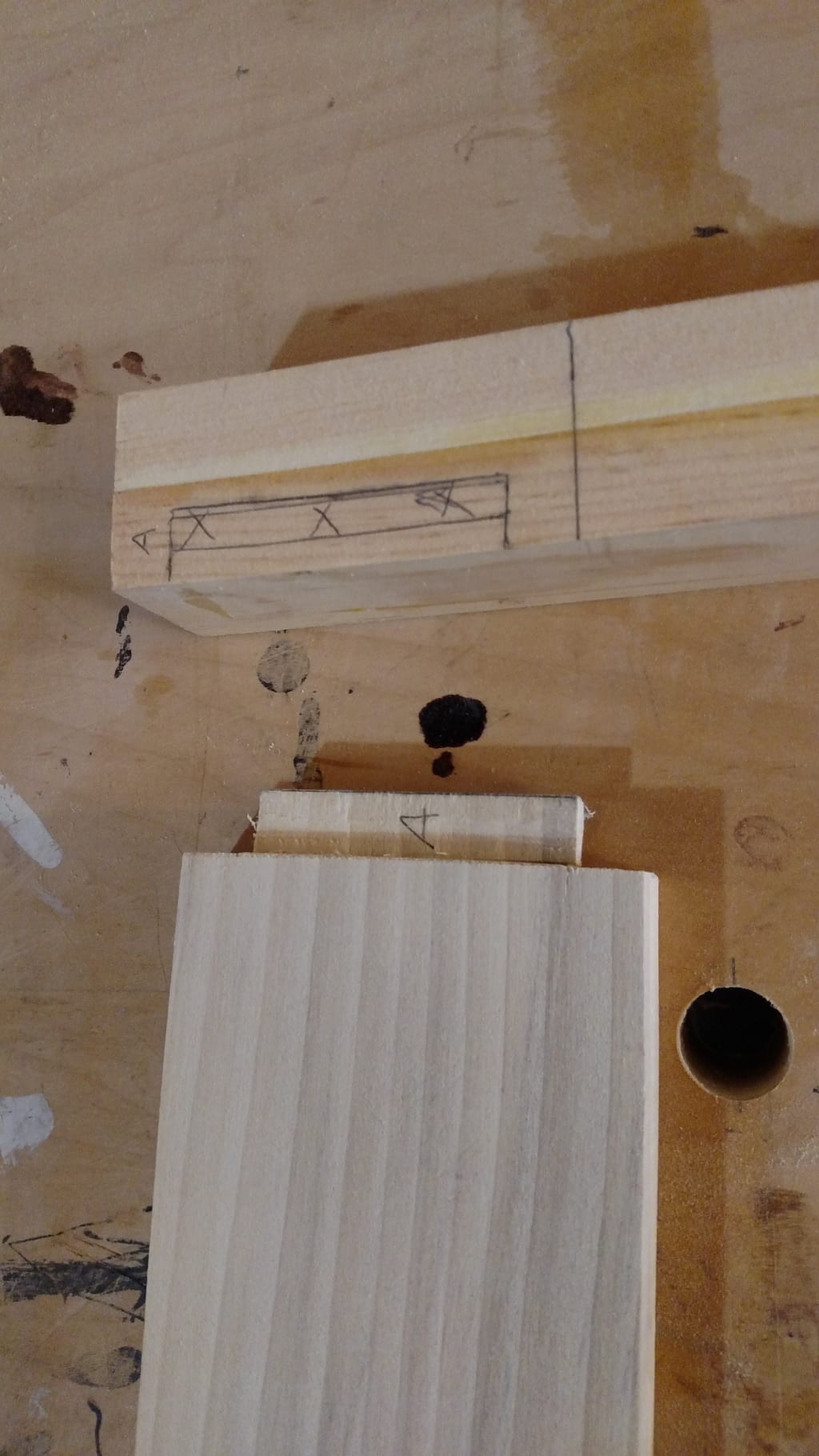 Marking mortise