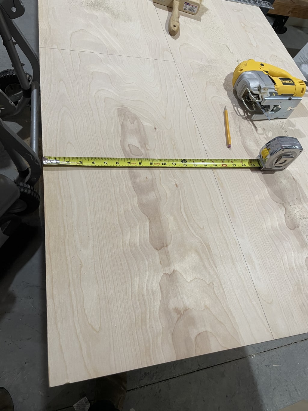 Plywood measuring