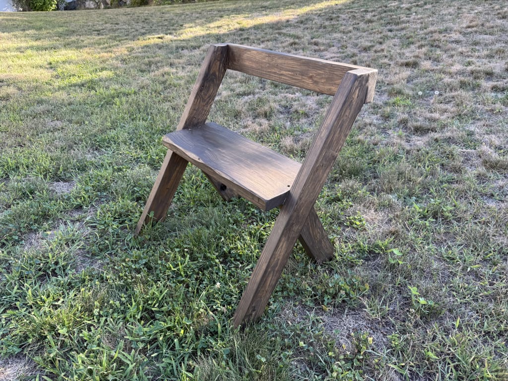 Bench stained