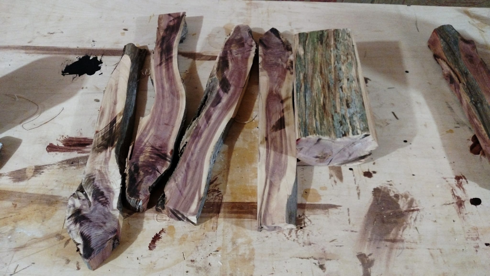 A variety of pieces
