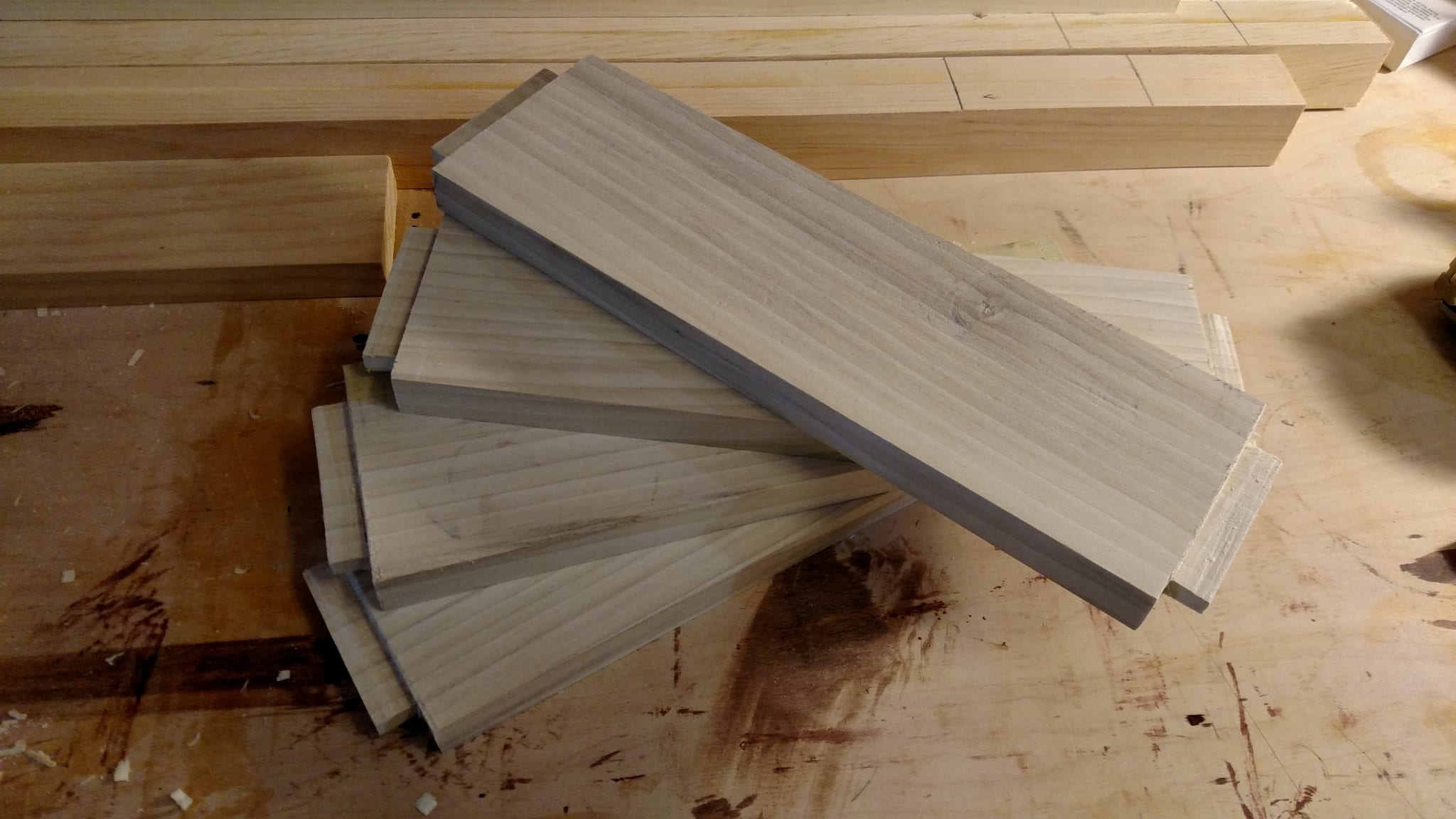 Tenons ready