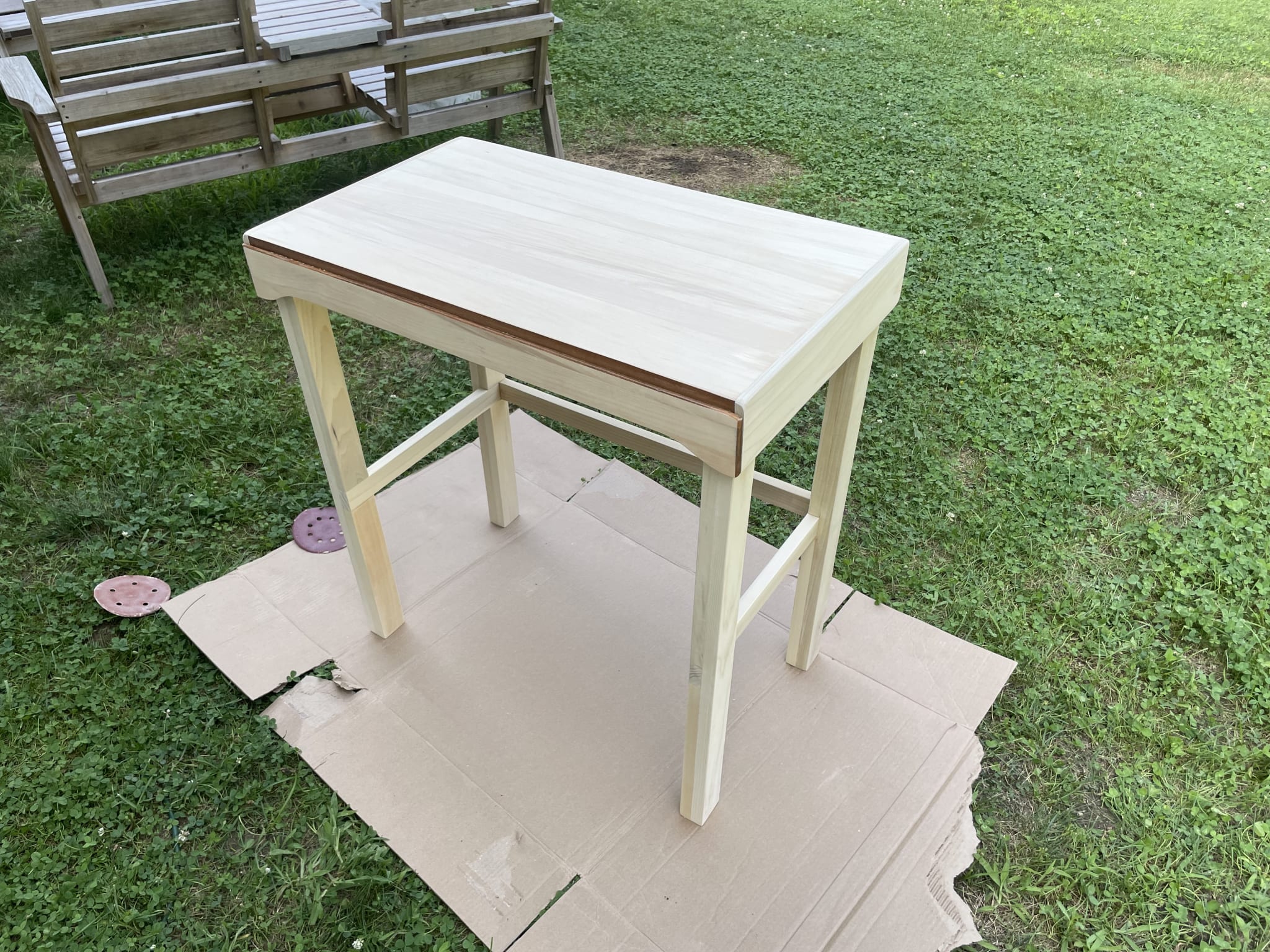 Desk sanded