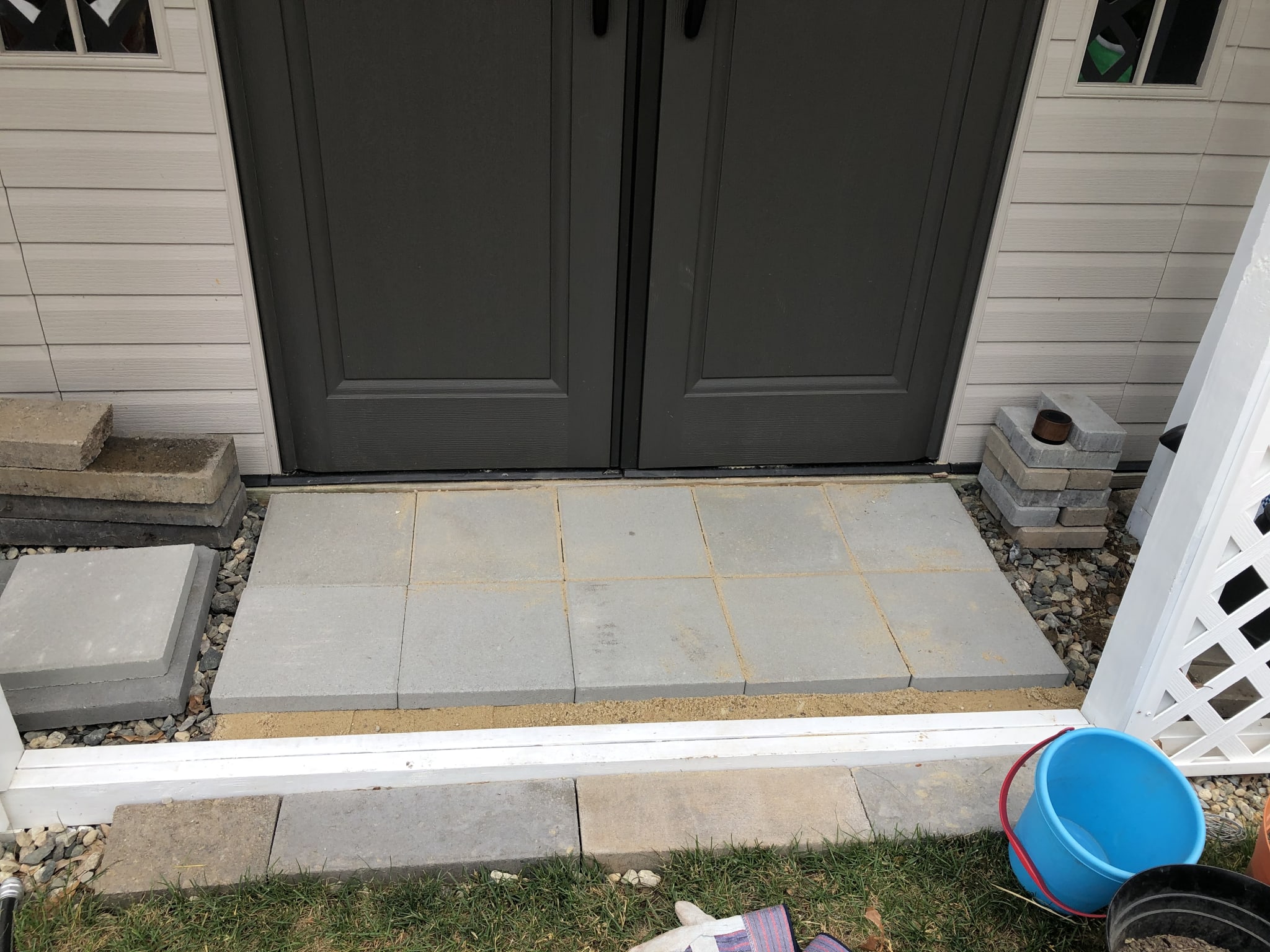 Pavers almost fit