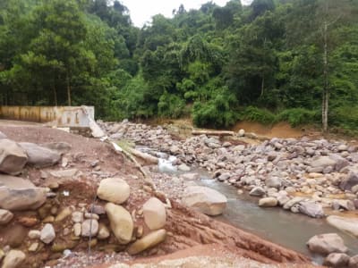 Ảnh lũ 2016: Bản Ba Loóc, xã Dân Hóa, huyện Minh Hóa
