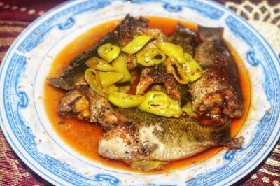 Đậm đà cá rô kho xứ Lệ