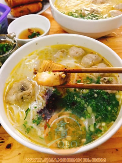 Bánh canh (cháo canh) cá lóc Quảng Bình siêu ngon tại Hà Nội