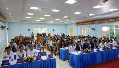 Quang cảnh tại buổi lễ.