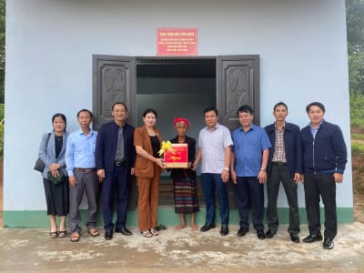 Ban Nội chính Tỉnh ủy Quảng Trị khánh thành, bàn giao nhà tình nghĩa tại xã Hướng Phùng