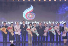 Lễ khai mạc Liên hoan Truyền hình toàn quốc lần thứ 41.(Ảnh: VTV)