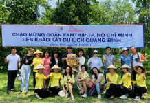 Đoàn famtrip khảo sát khu du lịch sinh thái OZO Park.