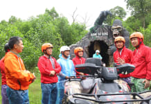 Khảo sát sản phẩm trải nghiệm xe địa hình ATV khám phá rừng lim Tân Hóa.
