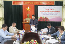 Đồng chí Hồ An Phong phát biểu chỉ đạo tại buổi làm việc