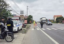 Phòng Cảnh sát giao thông phối hợp với các lực lượng tăng cường công tác tuần tra, kiểm soát.