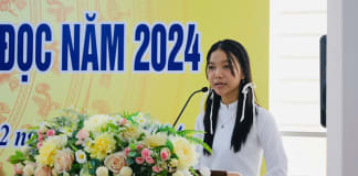 Hoàng Ngọc Mỹ Linh (Trường THPT Đào Duy Từ) là học sinh duy nhất khối THPT giành giải nhất cuộc thi.
