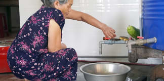 Tình trạng thiếu nước sạch diễn ra đã nhiều năm nay ở thôn Nguyệt Áng, xã Tân Ninh.