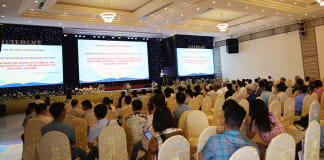 Quang cảnh buổi lễ phát động.
