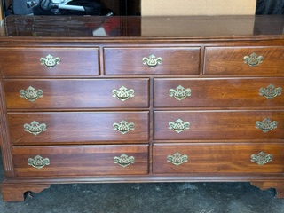 Long bedroom dresser