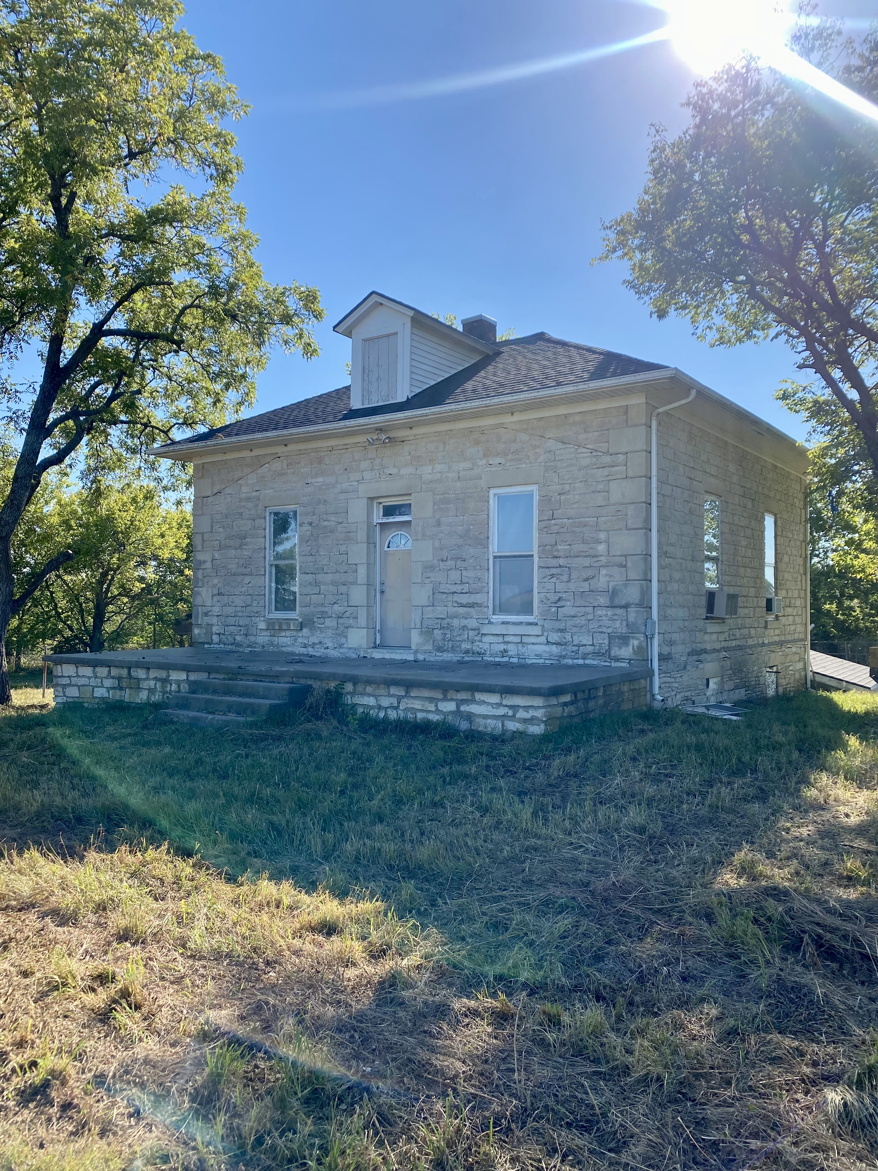 Historic Limestone Home on 77 Acres