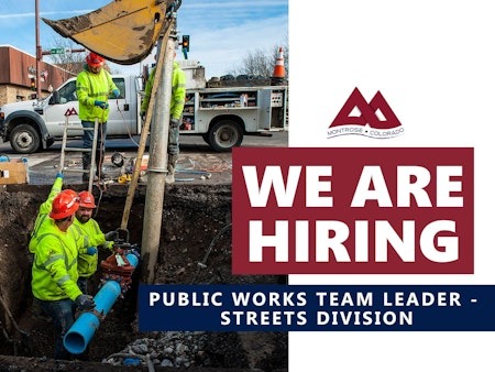 Public Works Team Leader – Streets Division