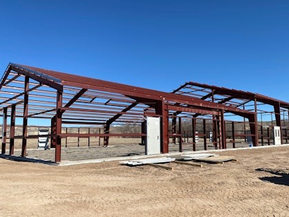 STEEL BUILDING ERECTION