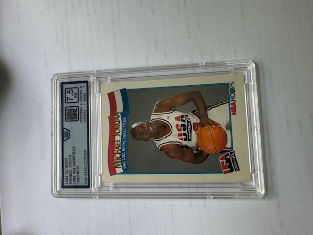 1991-92 Hoops Michael Jordan Basketball card
