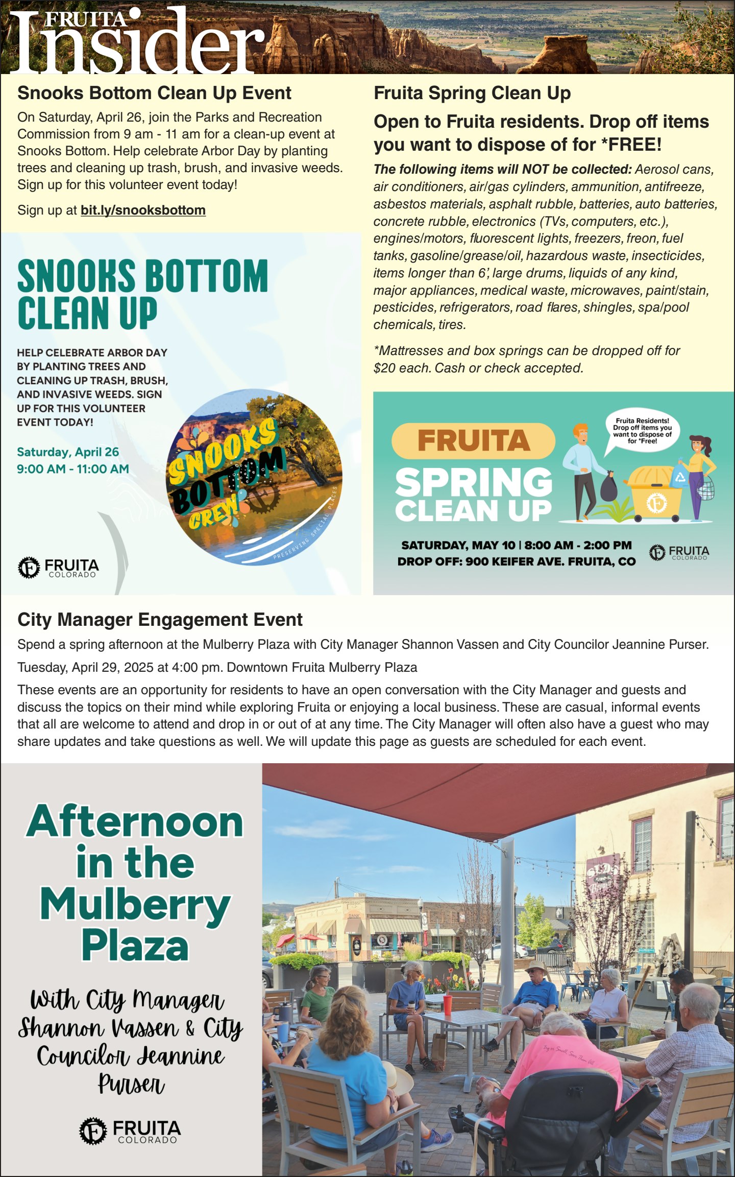 Snooks Bottom Clean Up Event