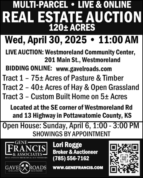Real Estate Auction - 120+ Acres