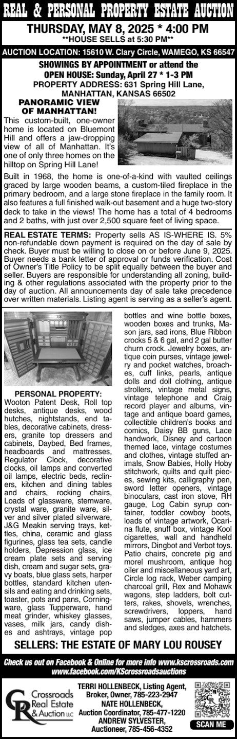 Real & Personal Property Estate Auction