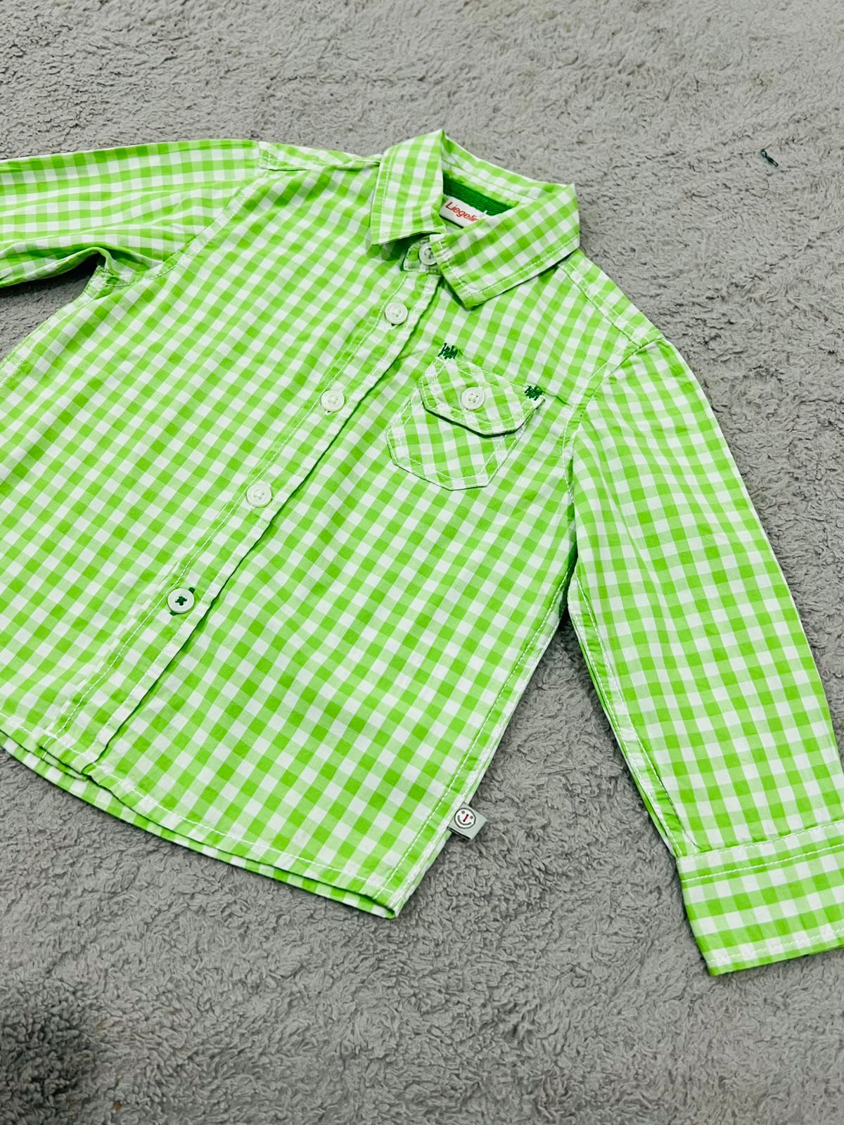 Baby check shirt