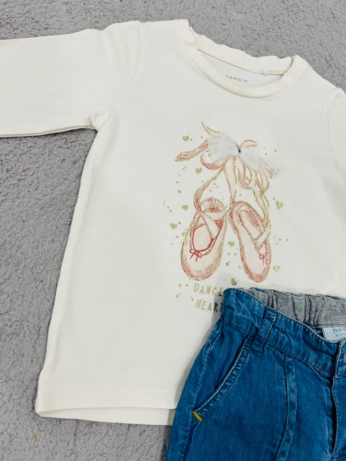 Baby full sleeve shirt with jeans